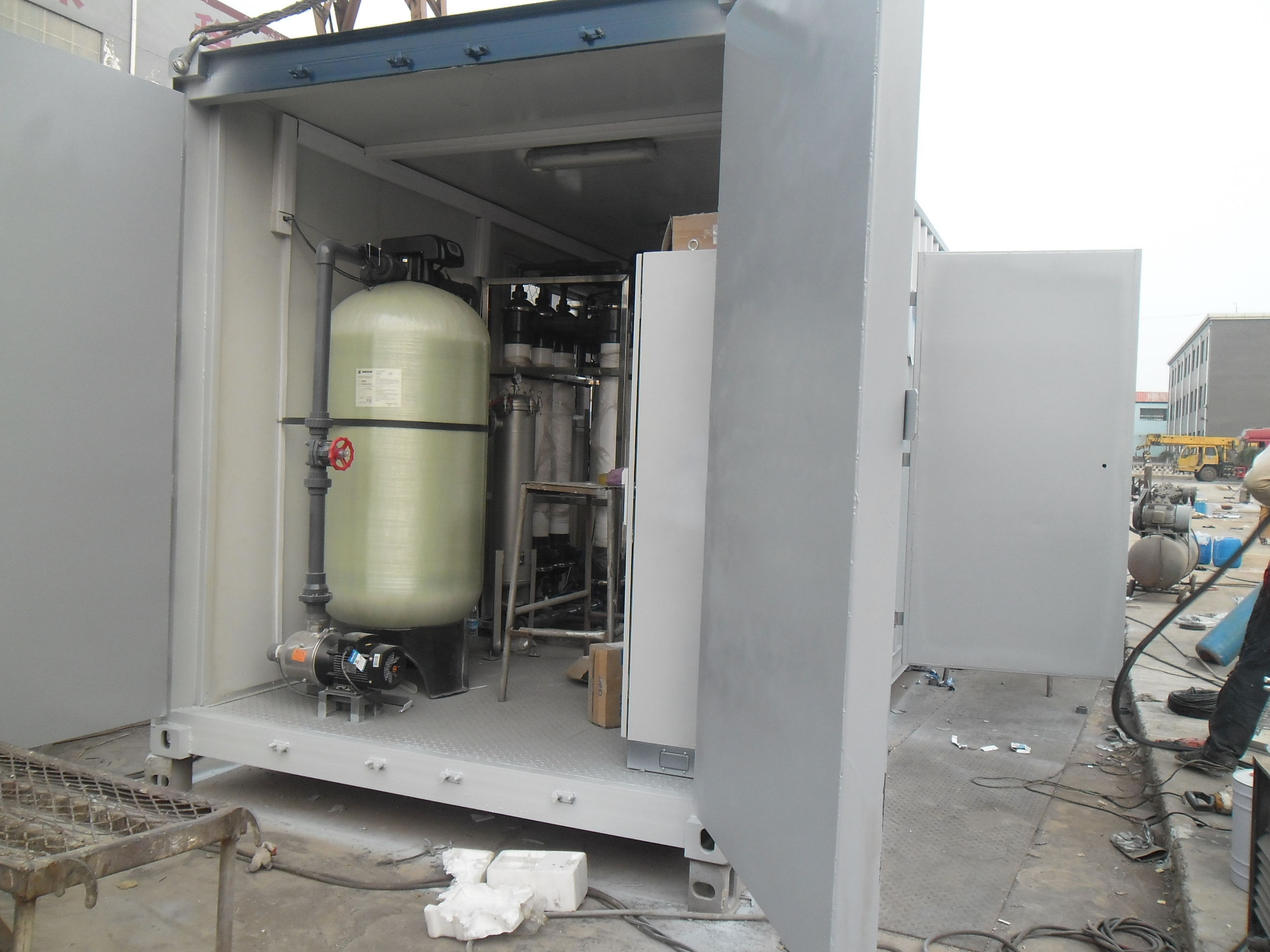 设备集装箱厂家 环保设备箱,一体化污水处理设备集装箱